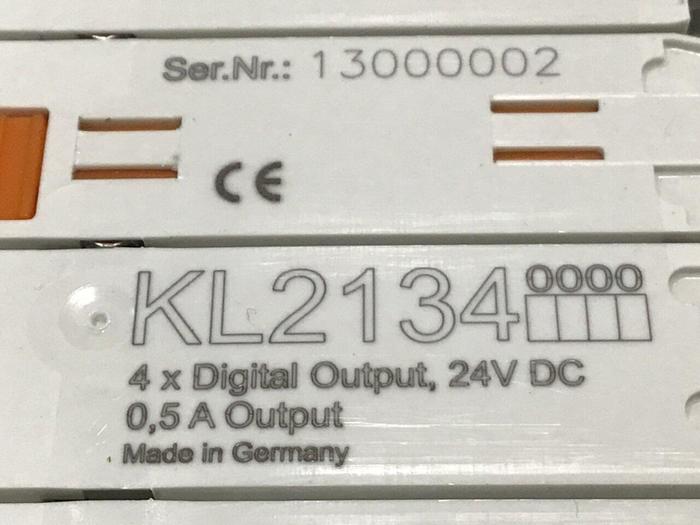 Used BECKHOFF Output Module KL2134 #125242