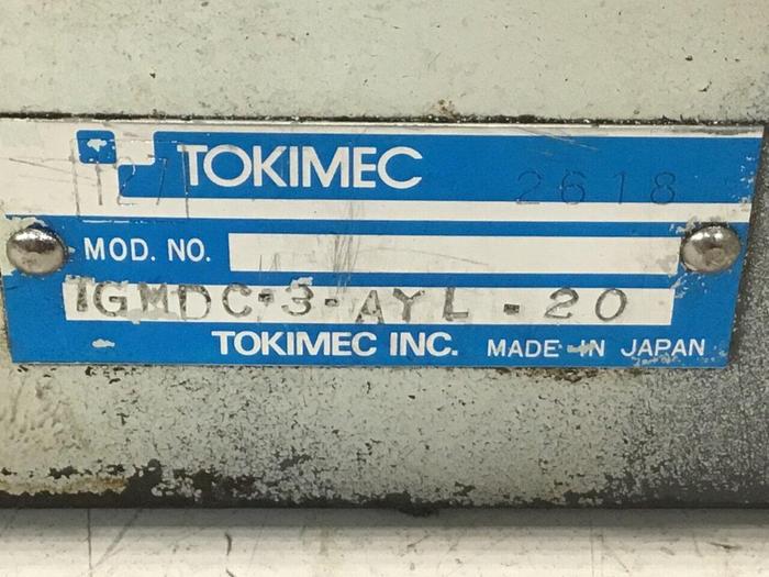Used TOKIMEC Valve TGMDC-3-AYL-20 #134336
