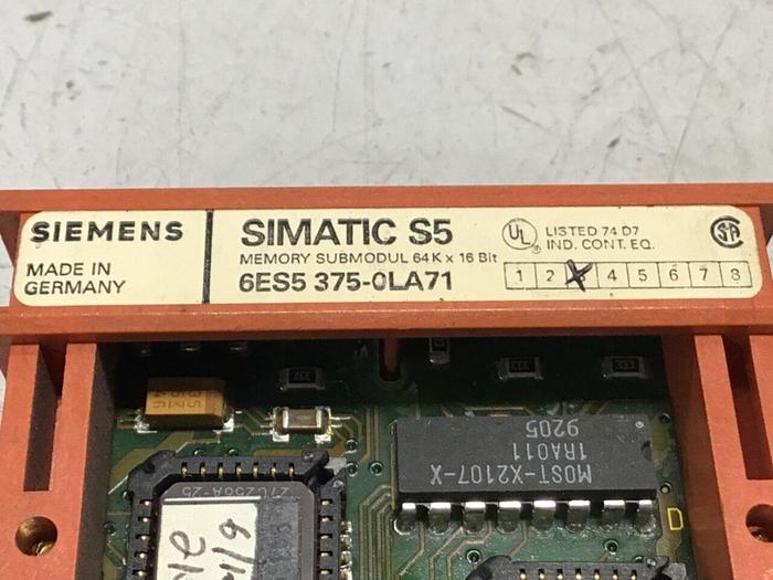 Used SIEMENS Memory Submodule 6ES5 375-0LA71 #91921