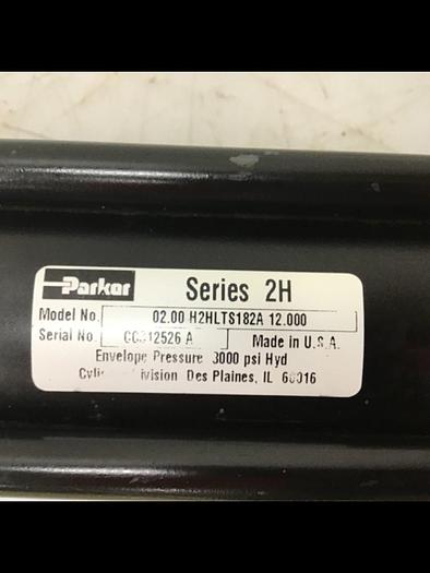 Used PARKER Injection Sled Cylinder 02.00 H2HLTS182A 12.000 Used