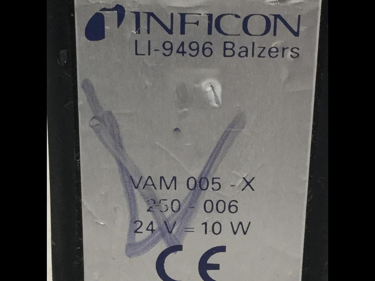 Used INFICON Solenoid Valve VAM005-X LI-9496 BALZERS USED