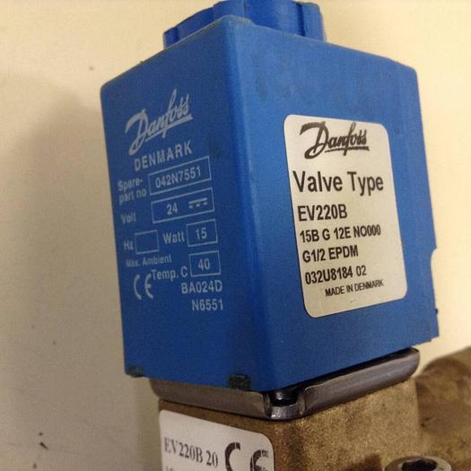 Used DANFOSS Solenoid Valve EV220B #74672