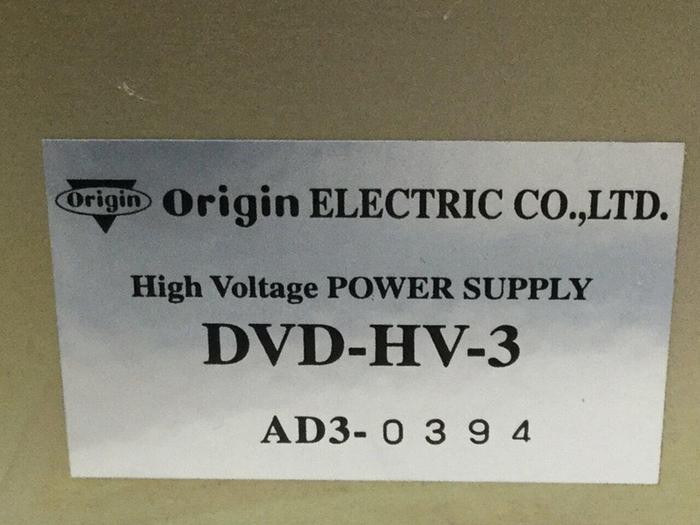 Used ORIGIN ELECTRIC High Voltage Power Supply DVD-HV-3 #101011