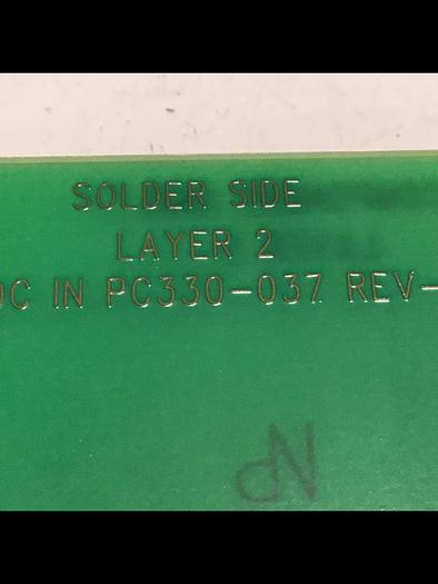 Used VAN DORN DC Input Board 330037 PC330-037 Used