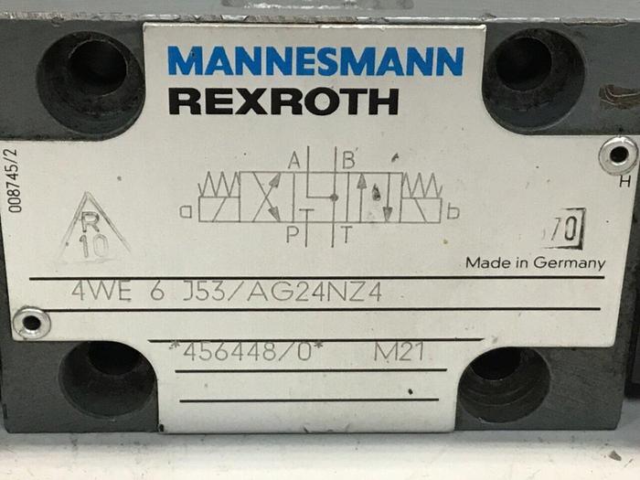Used REXROTH Directional Control Valve 4WE6J53/AG24NZ4 #122906