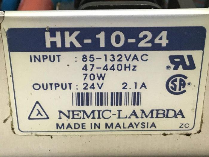 Used NEMIC-LAMBDA Power Supply HK-10-24 #141879