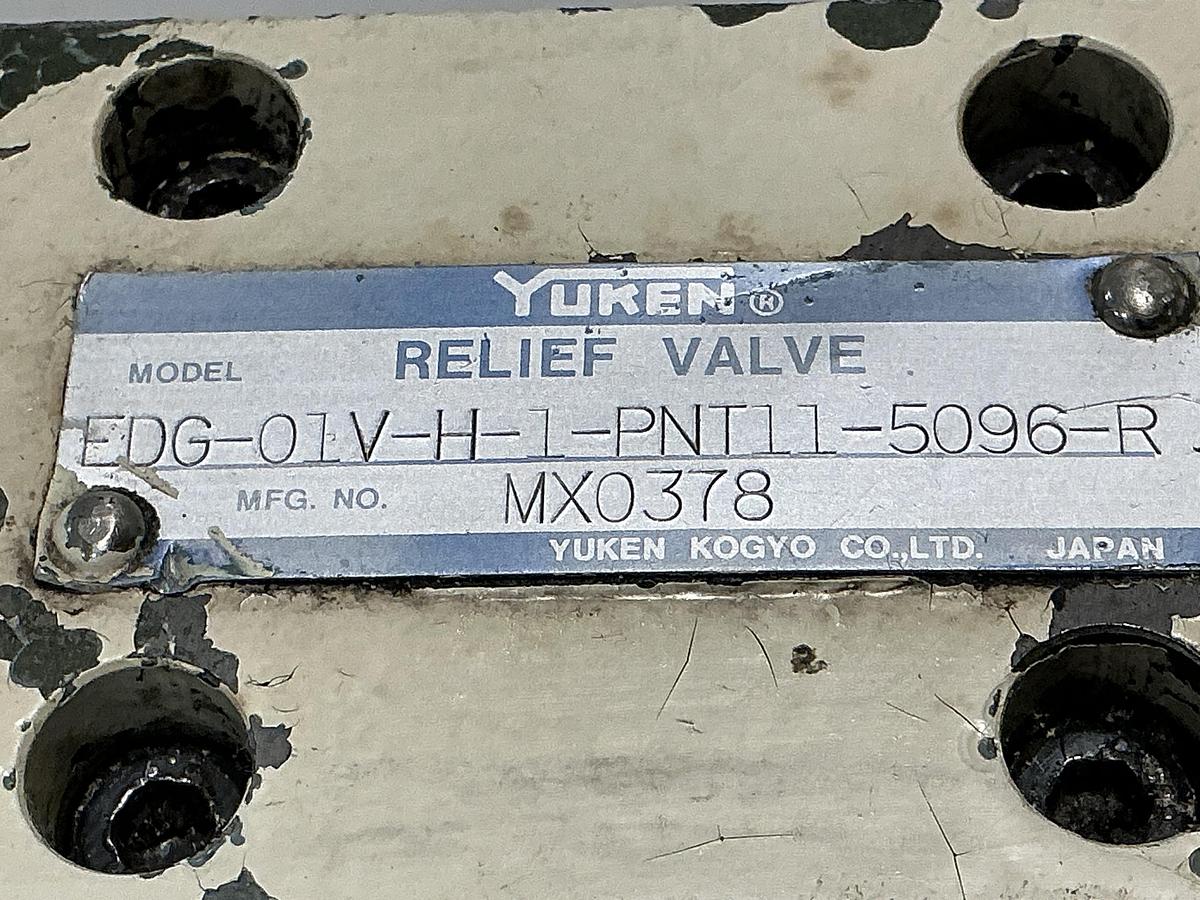Used YUKEN KOGYO EDG-01V-H-1-PNT11-5096-R