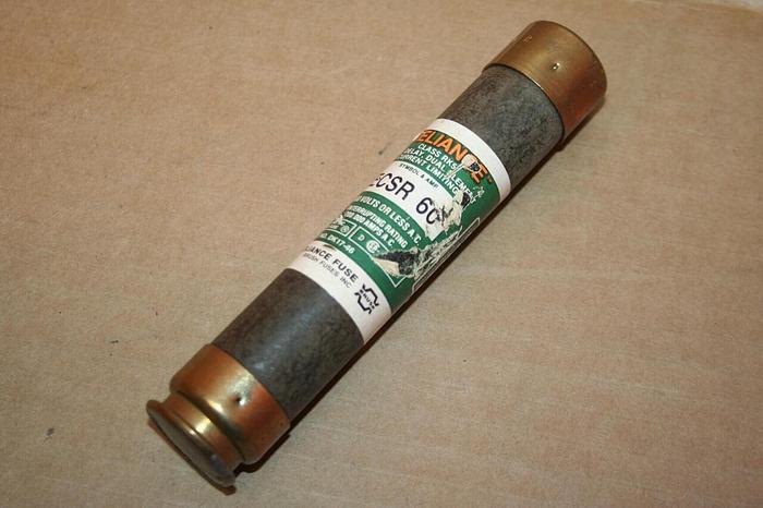 Used RELIANCE ELECTRIC 60 Amp Fuse ECSR-60A Used