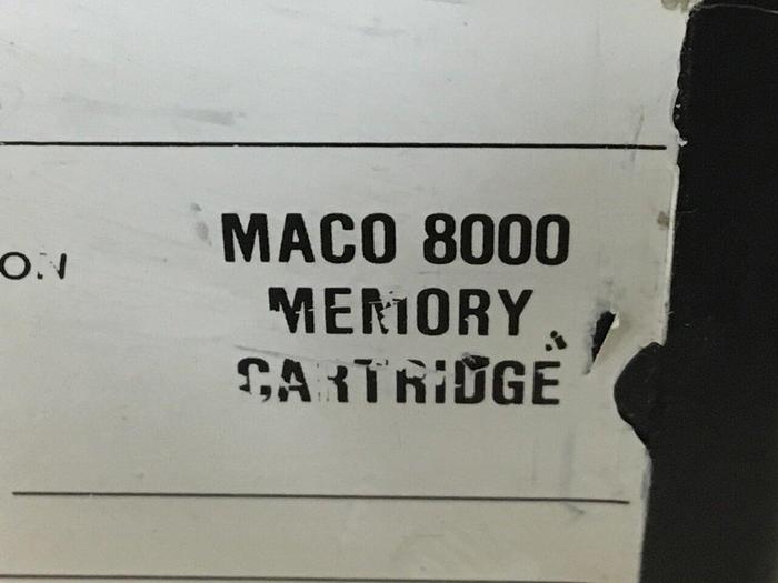 Used BARBER COLMAN Memory Cartridge MACO 8000 USED