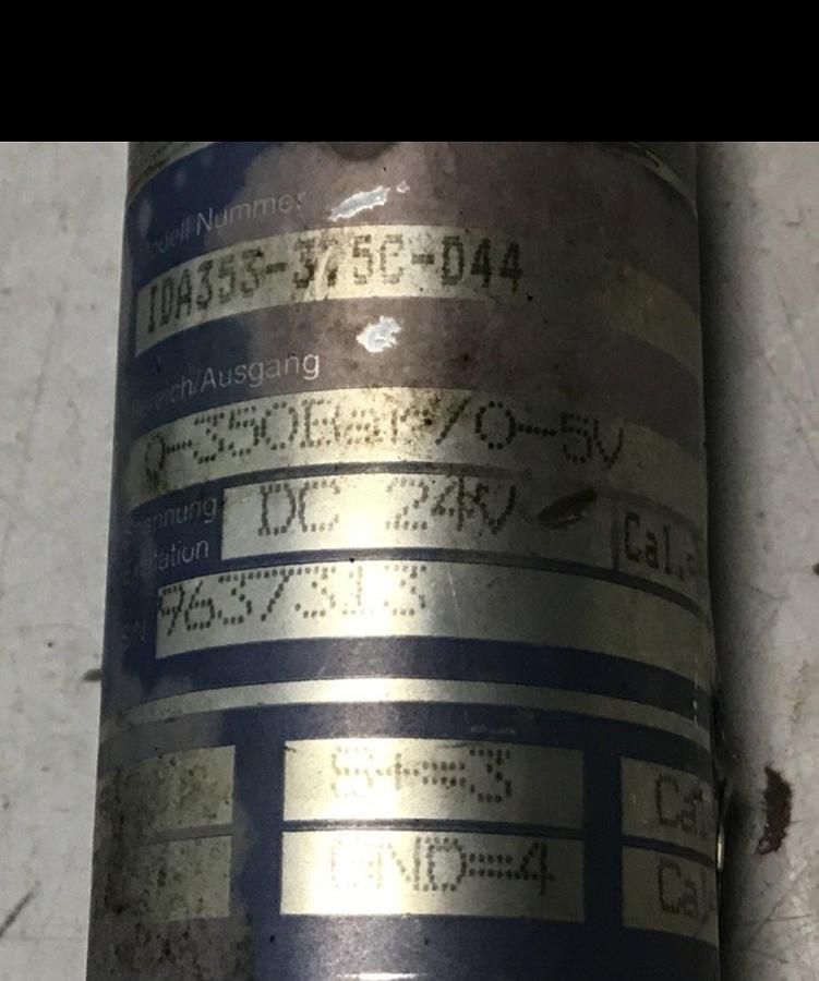 Used DYNISCO Pressure Sensor IDA353-3.5C-D44 USED