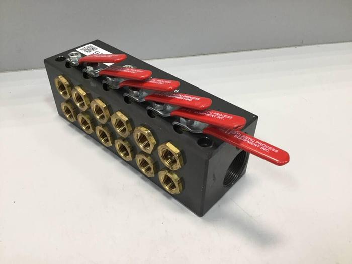 Used PPE 6 Zone Single Point Manifold SPSAL612 #97142