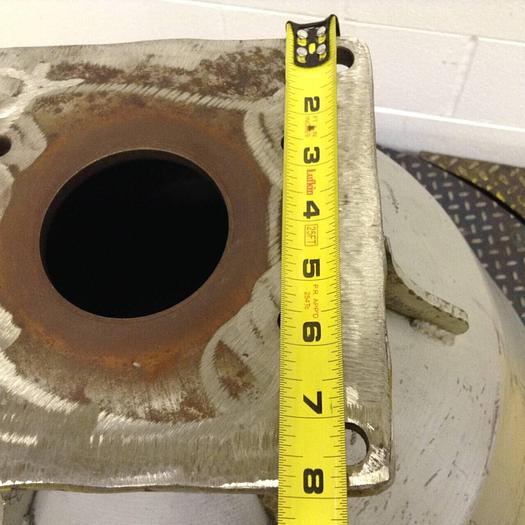 Used METAL FABRICATOR Hopper w/ Lid HOPPER835 #74835