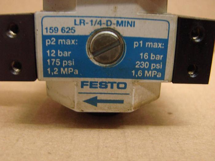 Used FESTO Pneumatic Valve LR-1/4-D-MINI #13597