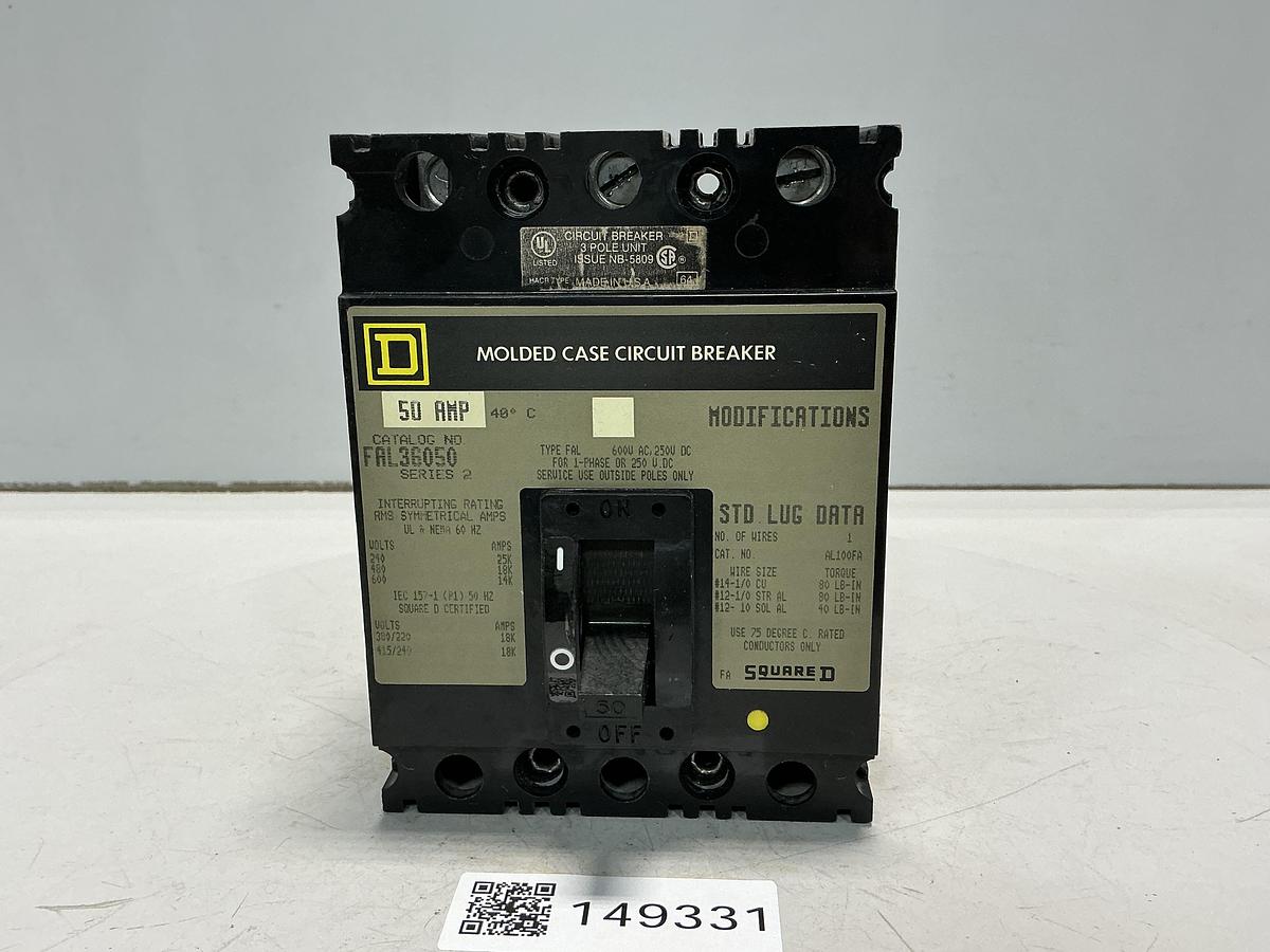 Used SQUARE D FAL36050