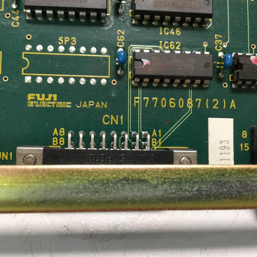 Used FUJI ELECTRIC CPU Card F7706087(2)A Used
