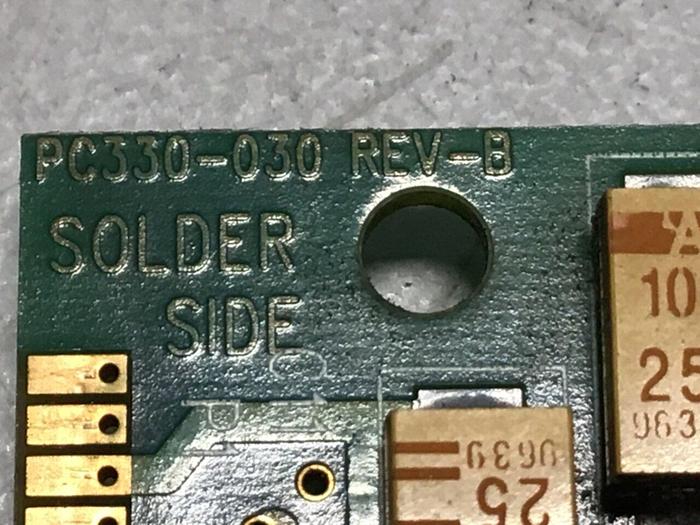 Used VAN DORN Sequencer Circuit Board PC330-029 330-029 Used