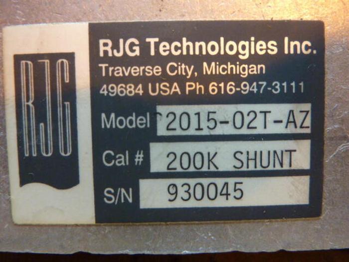 Used RJG TECHNOLOGIES INC Control Module 2015-02T-AZ #22943
