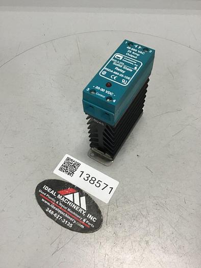 Used CONTINENTAL INDUSTRIES Solid State Relay RSDA-660-25-1DE #138571
