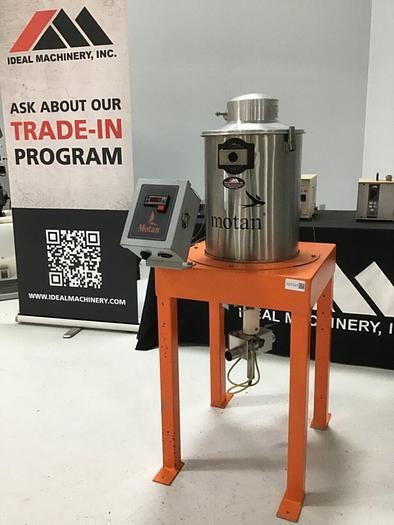 Used MOTAN Drying Hopper w/ Booster Heater BH/240V/1+2 KW #127127