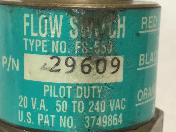 Used GEMS Flow Switch FS-550 #124711