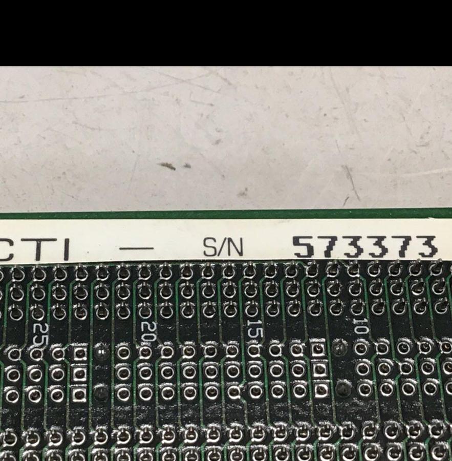 Used CTI Van Dorn Control Rack Board UNI 823 Z9711637B USED