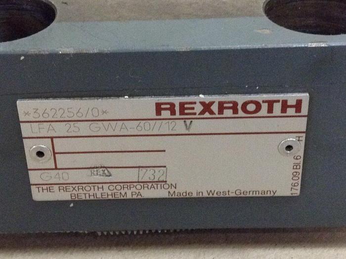 Used REXROTH Valve LFA25GWA6012V #67803