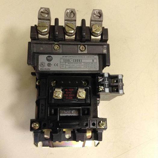 Used ALLEN BRADLEY Contactor 500L-COD93 SER B #79013