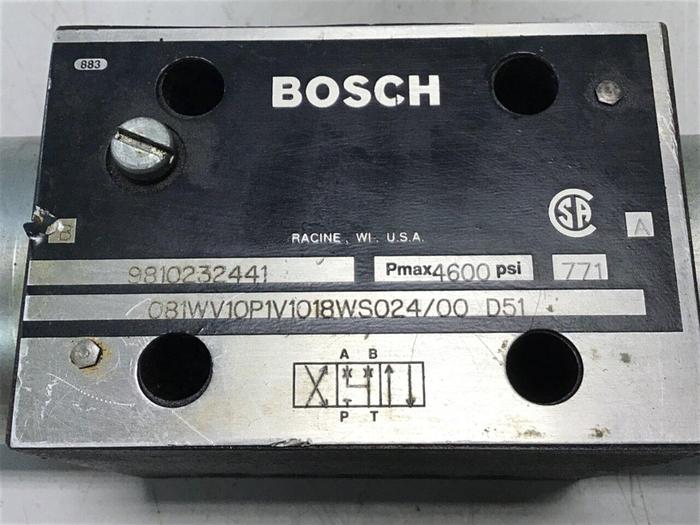 Used BOSCH Valve 081WV10P1V1018 9810232441 Used