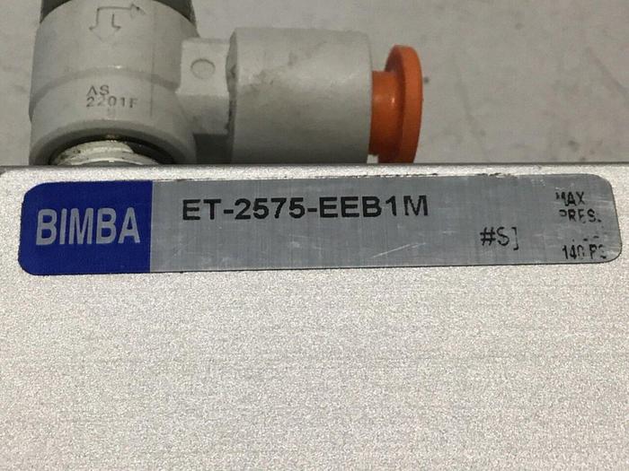 Used BIMBA Cylinder ET-2575-EEB1M #112902