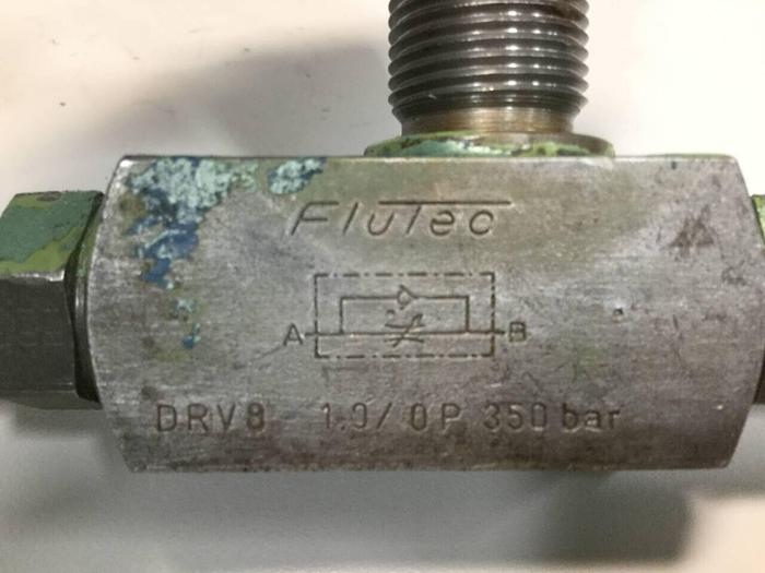 Used FLUTEC Flow Control Valve DRV8 #98347