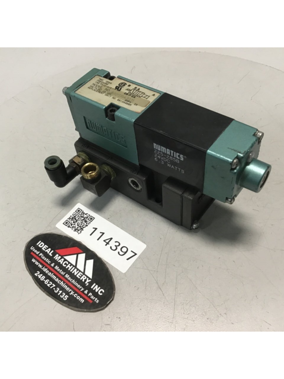 Used NUMATICS Pneumatic Solenoid Valve 082SA431M USED