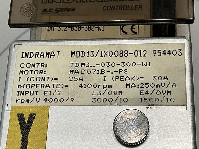 Used INDRAMAT TDM 3.2-030-300-W1