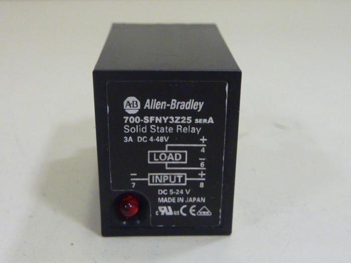 Used ALLEN BRADLEY Solid State Relay 700-SFNY3Z25 SER A #62852