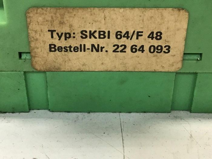 Used PHOENIX KLEMMEN Card Holder SKBI 64/F 48 #134818