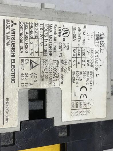 Used MITSUBISHI Magnetic Contactor SD-N11 #124144