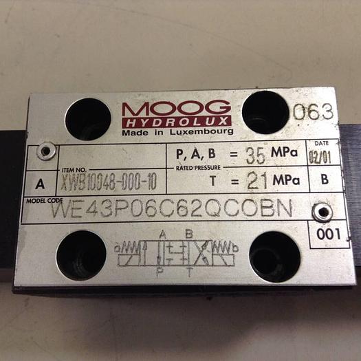 Used MOOG Valve WE43P06C62QCOBN Used