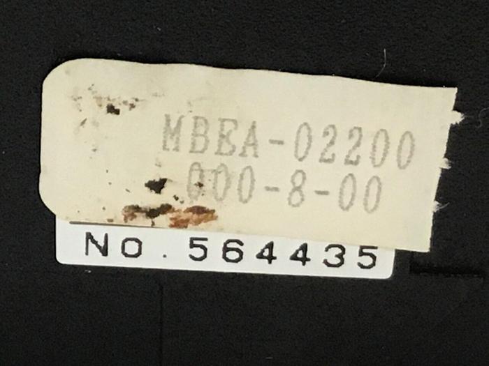 Used BARBER COLMAN Temp Control MBEA-02200-000-8-00 USED