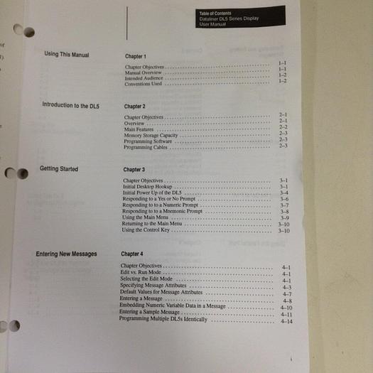 Used ALLEN BRADLEY DL5 Series User Manual 40061-180-01(A) #77842