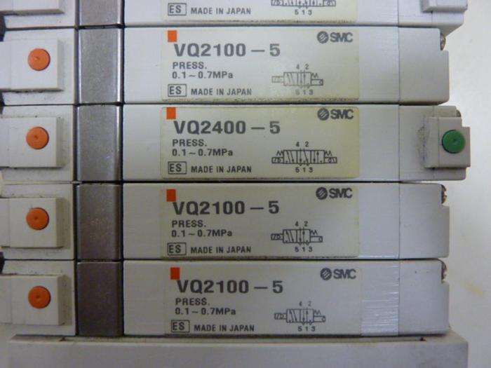 Used SMC Manifold w/ Valves EX120-SDN1 #60663