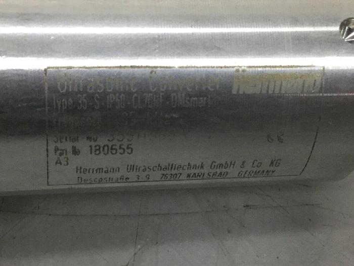 Used HERRMANN Ultrasonic Converter 35-S-IP50-CL70HF Used