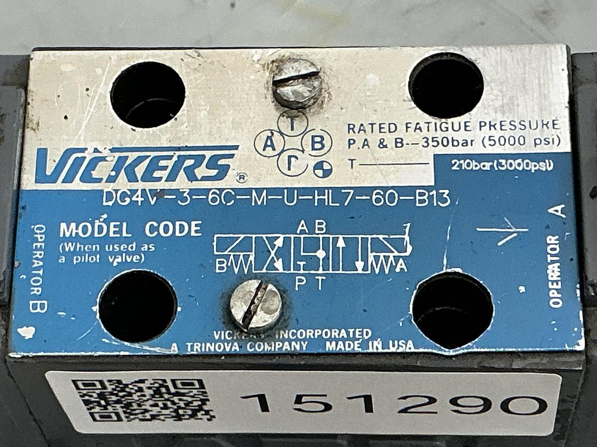 Used VICKERS DG4V-3-6C-M-U-HL7-60-B13
