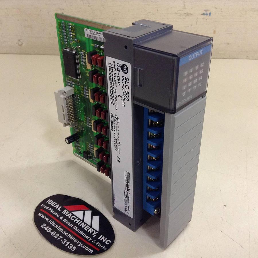 Used ALLEN BRADLEY Output Module 1746-OB16 SER D Used