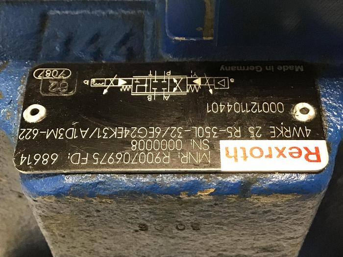 Used REXROTH Valve 4WRAP 6 W7-07-30/G24K4/M USED