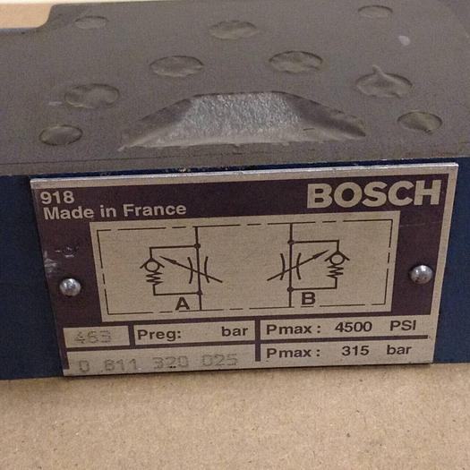 Used BOSCH Valve 0 811 320 025 #78879