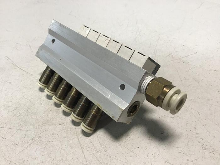Used KOGANEI Manifold Block G010MH6A #120862