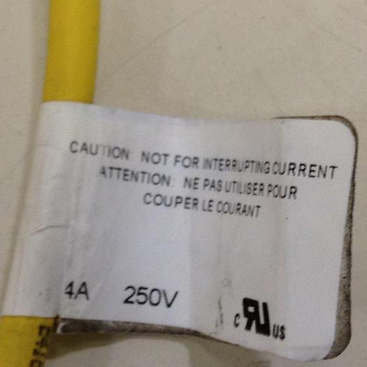 Used LUMBERG Cord Set RST 4-RKT 4-602/1M #79817