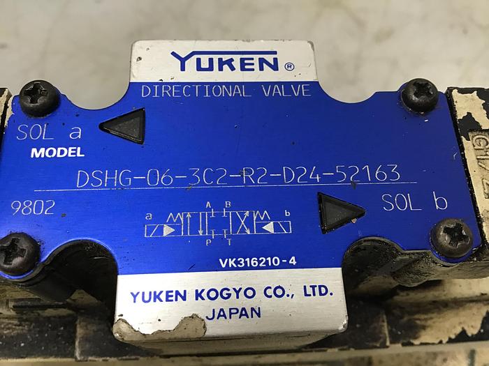 Used YUKEN DSHG-06-3C2-R2-D24-52163