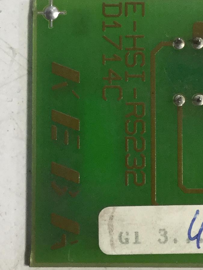 Used KEBA Circuit Board E-HSI-RS232 D1714C USED