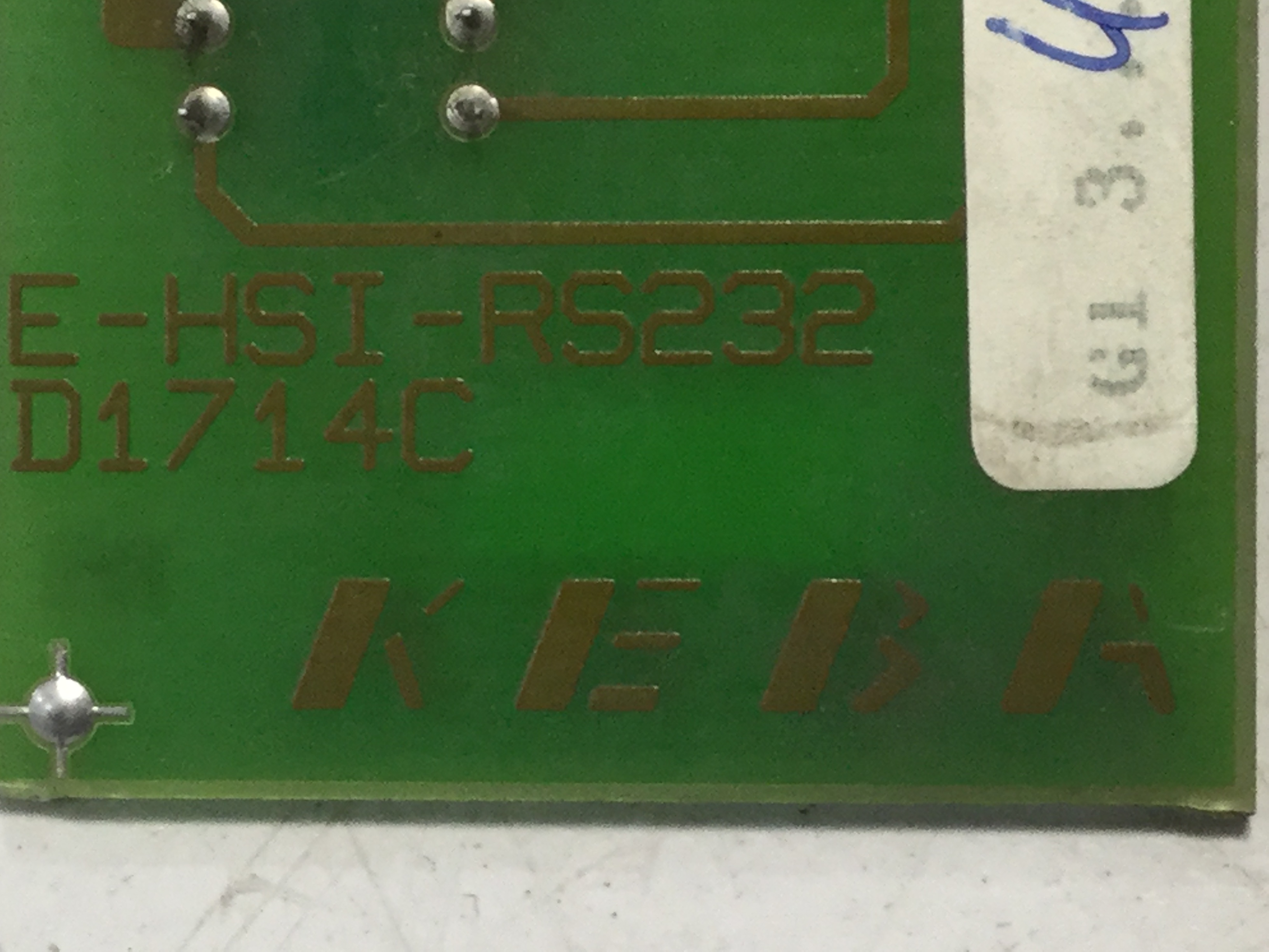 Used KEBA Circuit Board E-HSI-RS232 D1714C USED