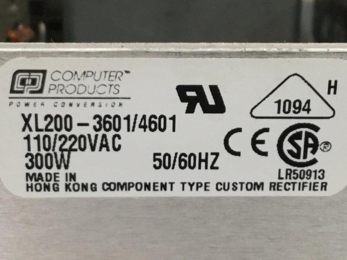 Used COMPUTER PRODUCTS Power Supply XL200-3601/4601 #105158